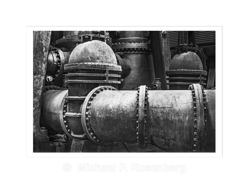 Valve and Pipe, Ward Water Plant Buffalo NY - Silo City and Ward Water Plant, Buffalo NY