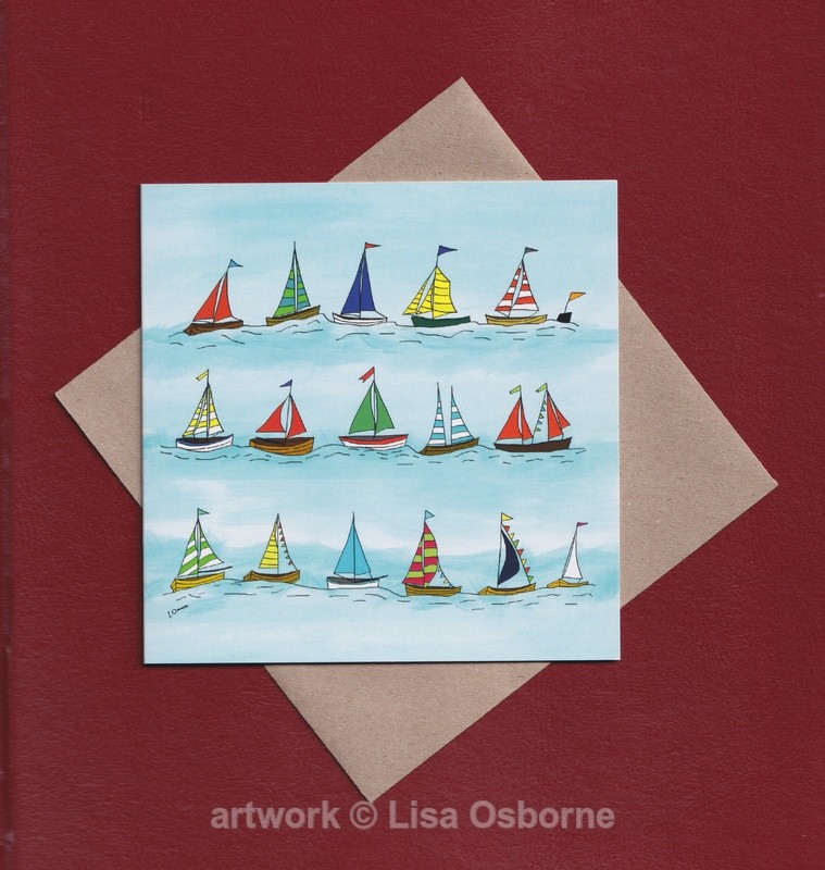 Regatta greetings card - GREETINGS CARDS