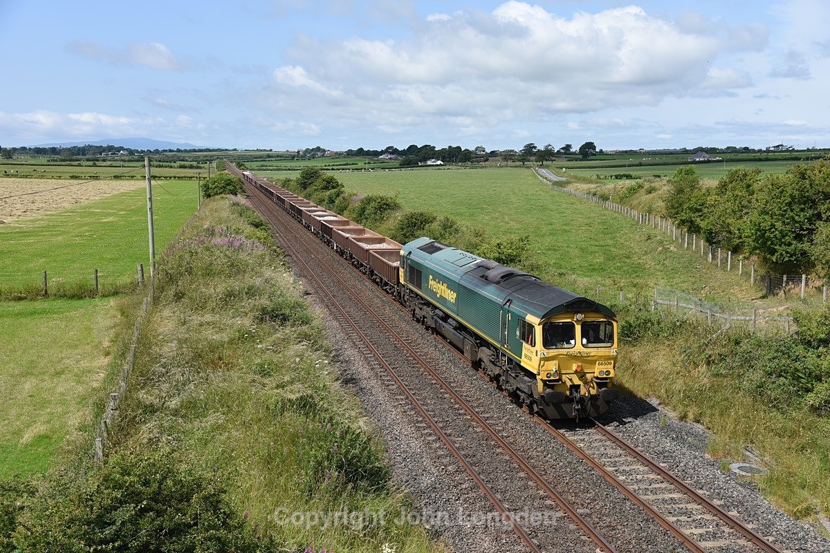 JL - 18.7.21 66509 Kirkconnel - Carlisle Yard, Eastriggs - Elsewhere on the network