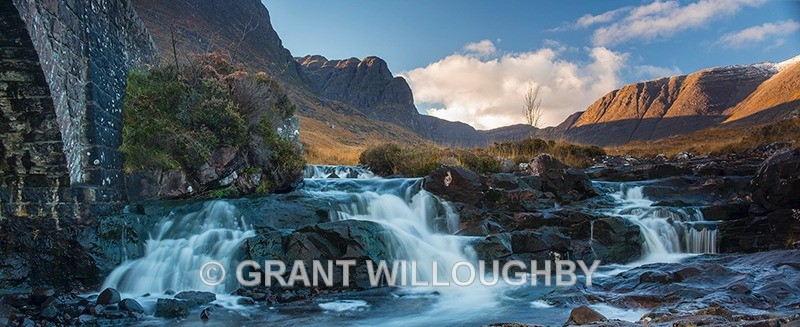 Russell burn Applecross peninsula - Panorama