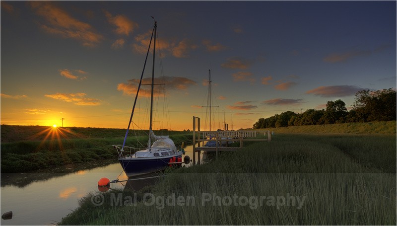 Sunset on the Steeping - Lincolnshire/Derbyshire