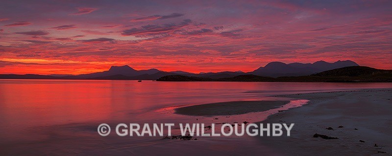 Mellon Udrigle sunrise 2 - Panorama