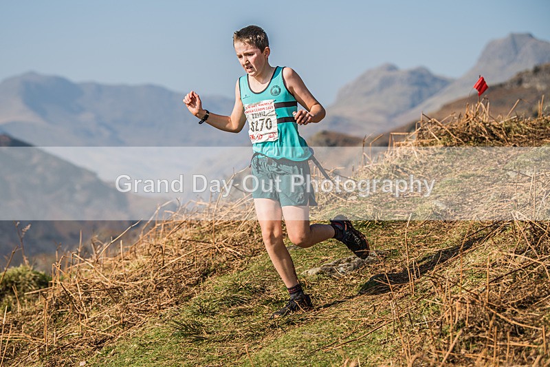 Elterwater-309 - Kendal Winter League Elterwater Under 15/17 Fell Races Sunday 9th March 2025