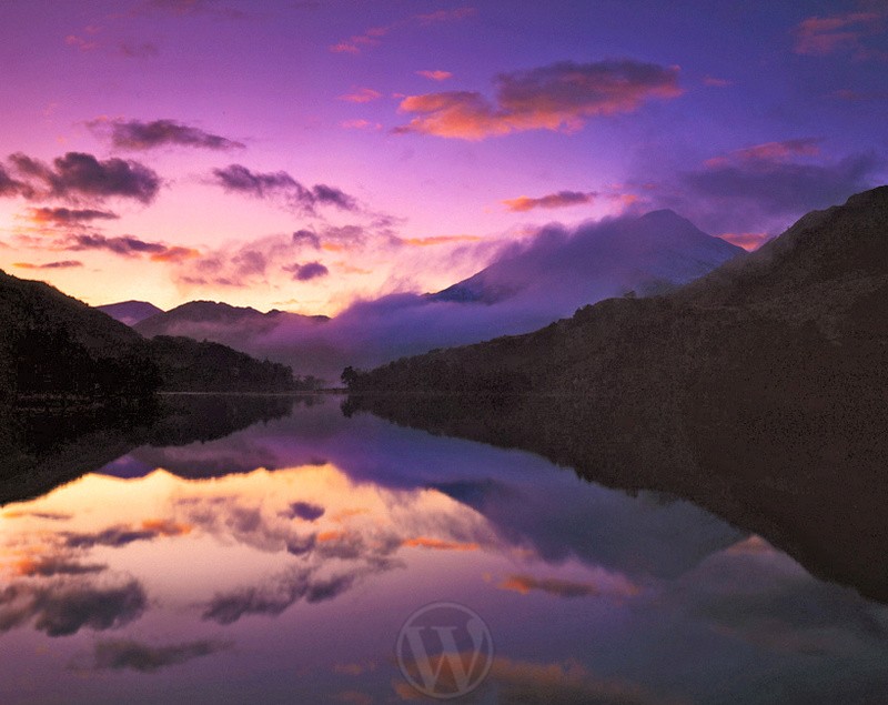 Llyn Gwynant Snowdonia Wales 2 - Sky