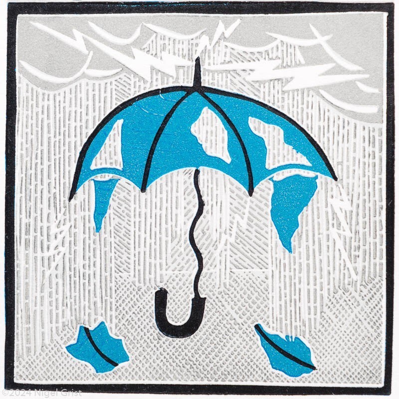  - Linocut