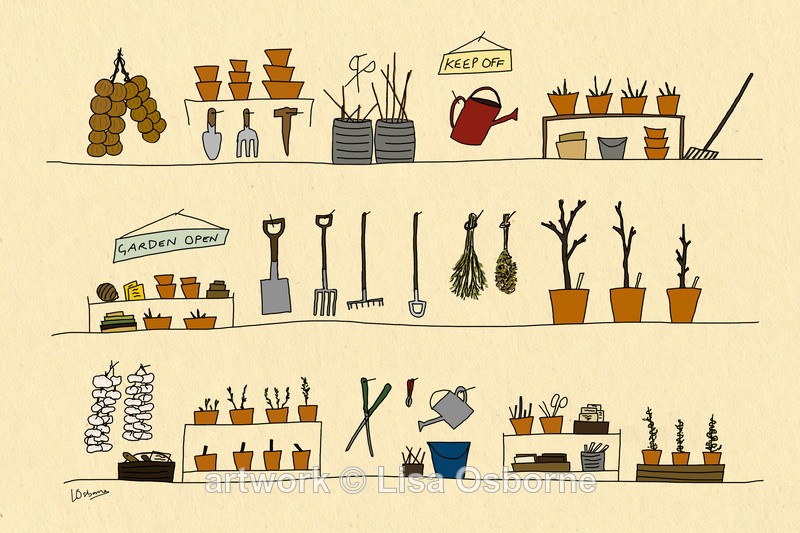 The Potting Shed - DIGITAL ARTWORK