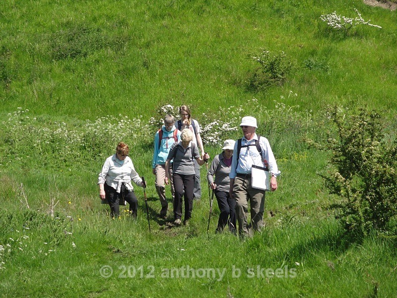 007 After Lunch dropping down off Great Given  Dale ridge - SAINT PAULINUS PILGRIMAGE TRAIL