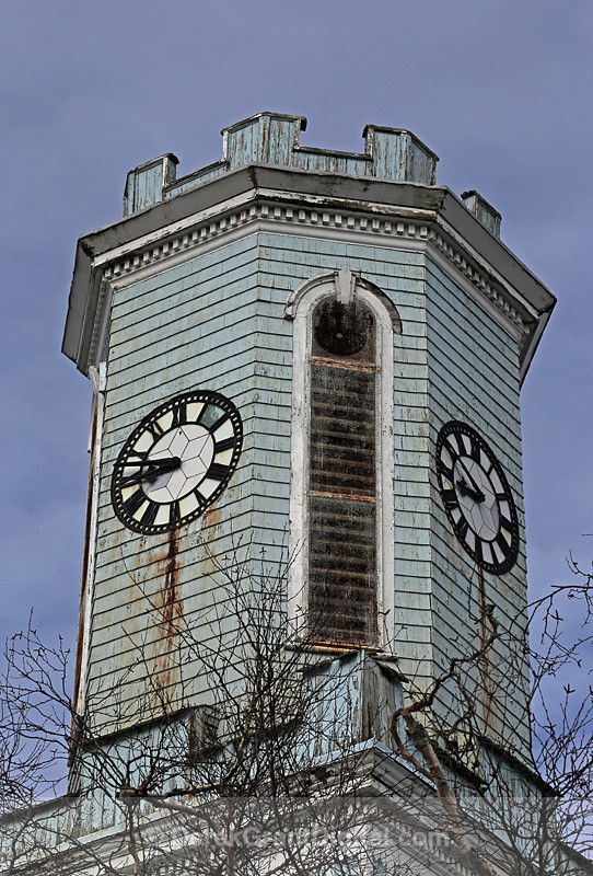 St. George's Anglican Church Clock Tower Saint John New Brunswick - Churches of New Brunswick