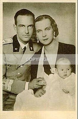 IT-31 K Umberto II Q Marie Jose-Italy - Italian Royals