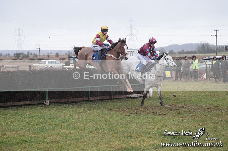 PtP 260125 567 - Cocklebarrow Point-to-Point racing with the Heythrop Hunt 26/01/25