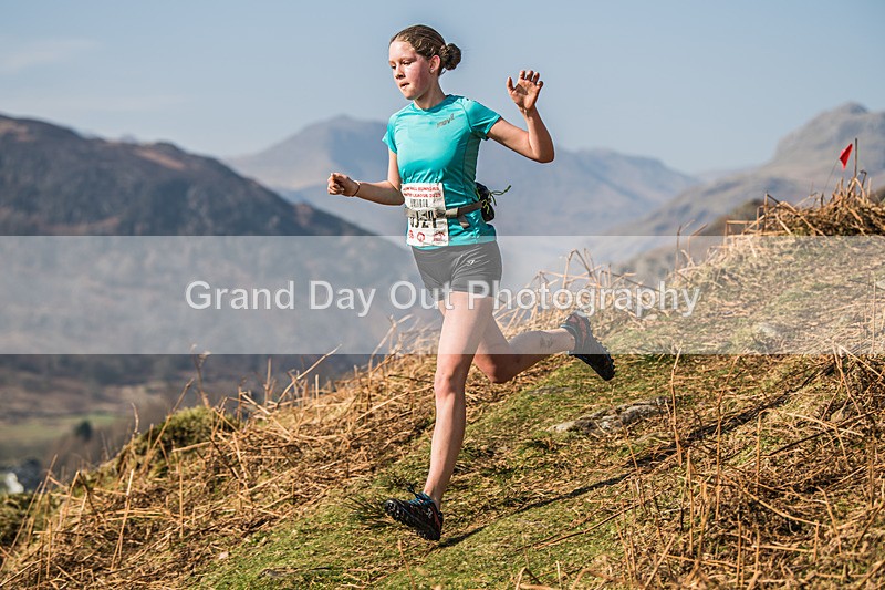 Elterwater-327 - Kendal Winter League Elterwater Under 15/17 Fell Races Sunday 9th March 2025