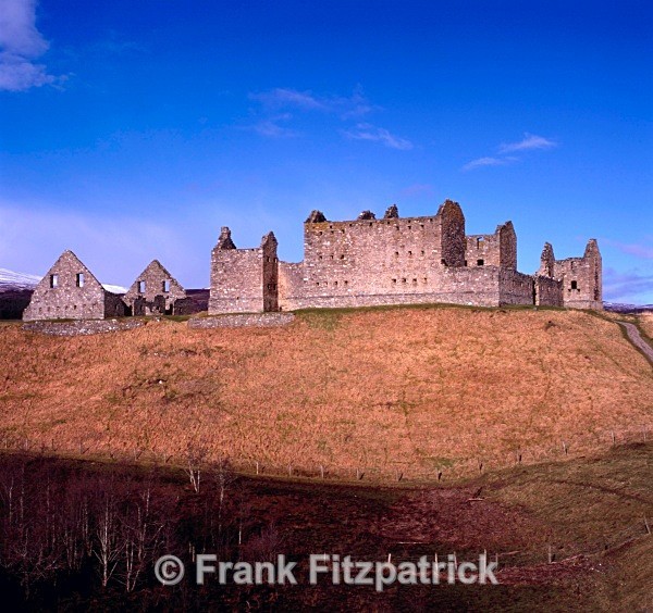 Ruthven barracks, Perthshire. - Highland