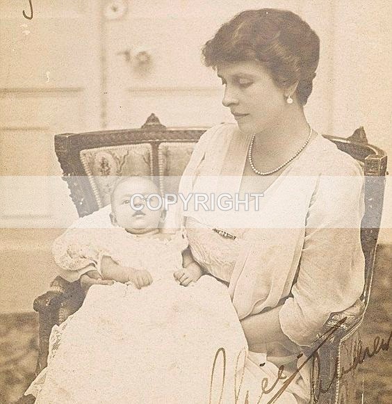 E-37 A Rare Photo- baby Philip - English Royals