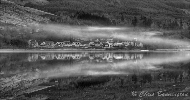 Misty Loch Fyne - Landscapes - Mono