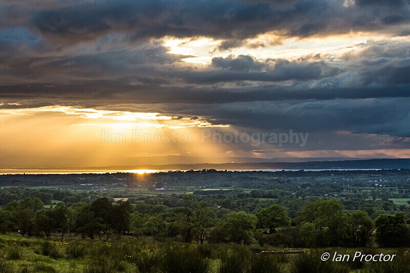 Dramatic skies over Lough Neagh - County Antrim