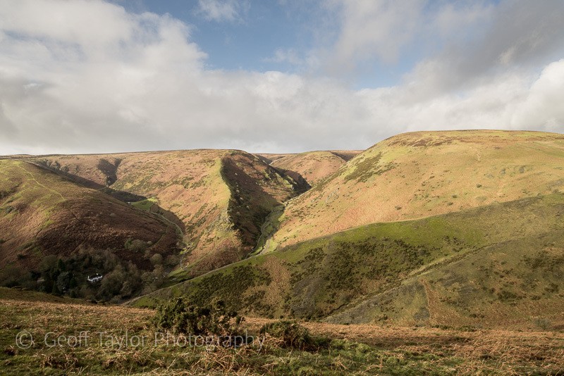 Carding Mill Vallley from Bodbury Hill - The Long Mynd