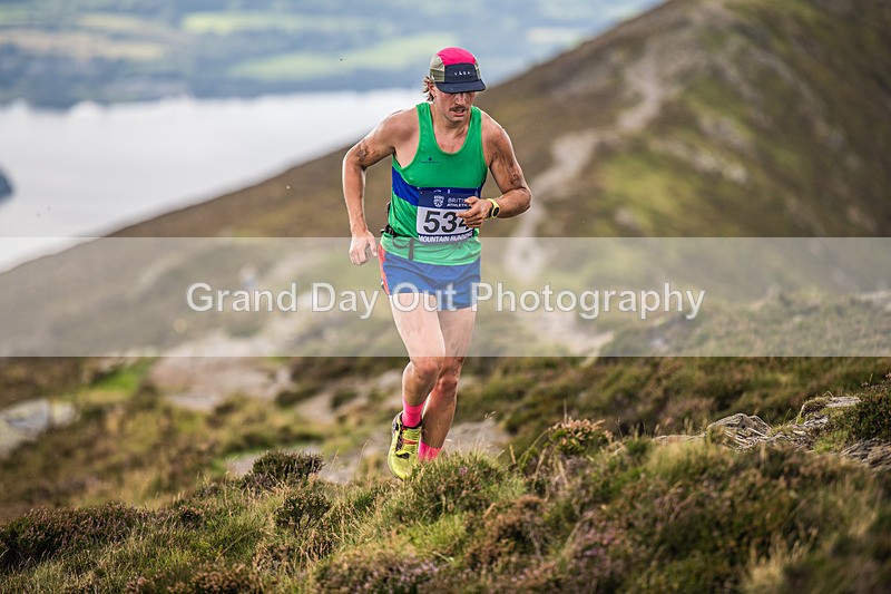 Uphill Only-340 - British Athletics Off Road Running Championships Senior Uphill Only Trial - Skiddaw Friday 15th Augu