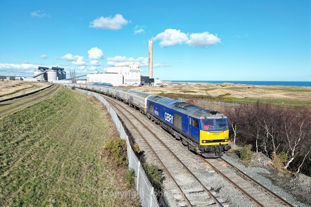 JL - 28.2.25 60026 6N87 Lynemouth - Tyne CT, Lynemouth - Latest shots