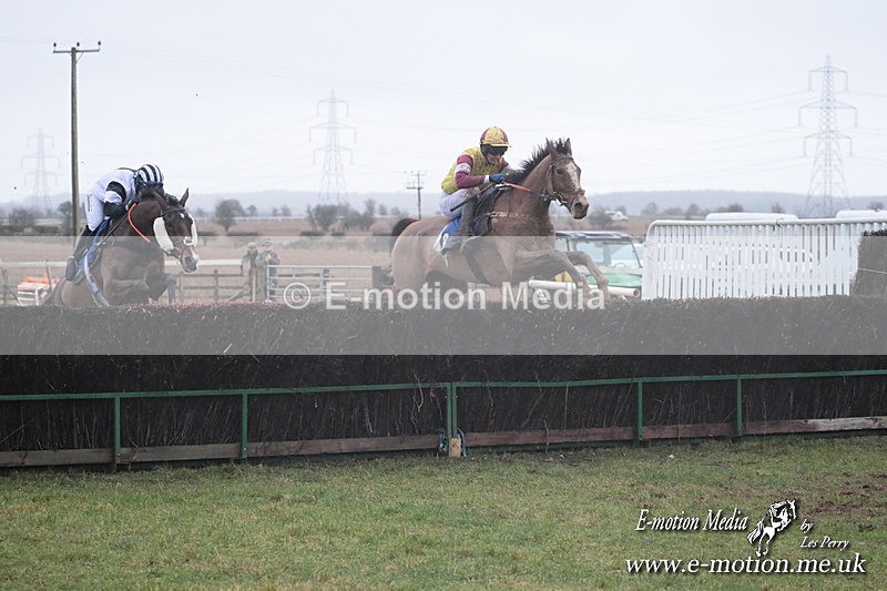 PtP 260125 598 - Cocklebarrow Point-to-Point racing with the Heythrop Hunt 26/01/25