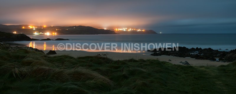 Night at Culdaff Bay - Inishowen-Pano