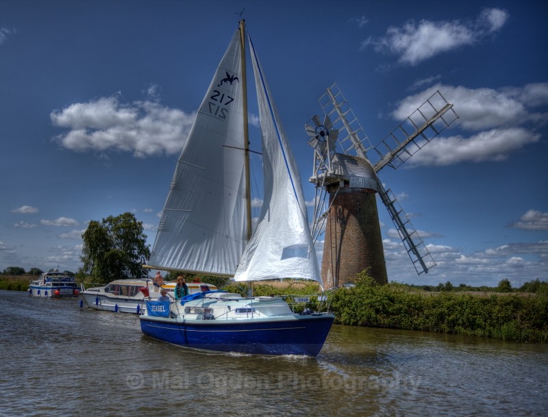 Sailboat on the Broads - Suffolk/Norfolk
