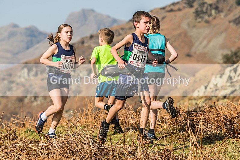 Elterwater-126 - Kendal Winter League Elterwater Under 13 Fell Race Sunday 9th March 2025