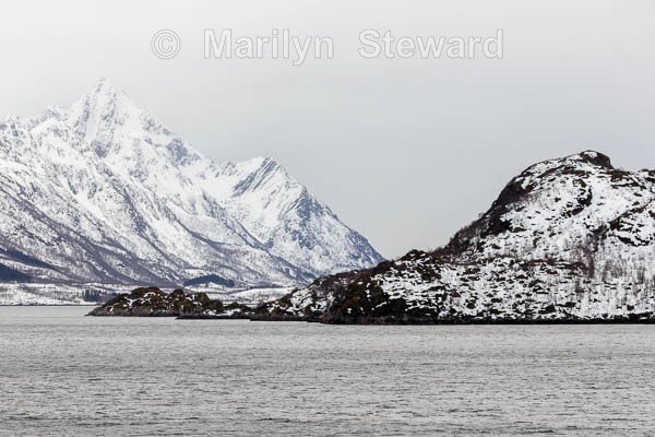 Black and white rocks - Norway Coast