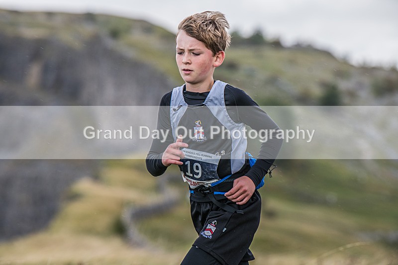 ESFRC Year 7-98 - English Schools Fell Running Championships Year 7 Giggleswick Saturday 1st October 2022