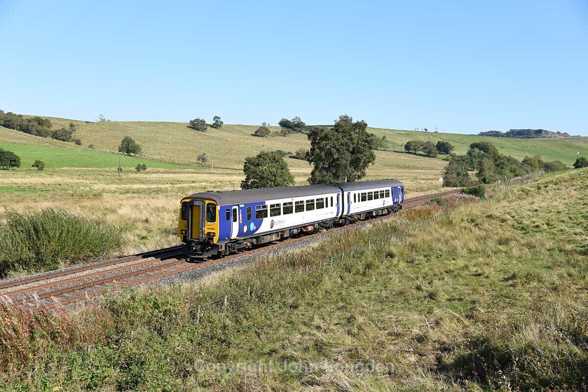 JL - 21.9.19 156482 13:39 Newcastle - Carlisle, Nr Burnt Walls - Tyne Valley (west to east)