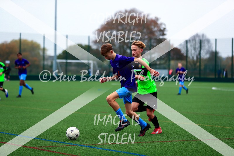 1DX20013 - 2025-10-12 FC Abbey Meads U14 Orange V Kingsdown Lions U14