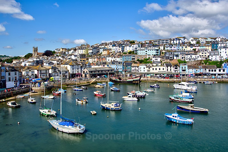 Looking down on Brixham Harbour - Brixham and Broadsands