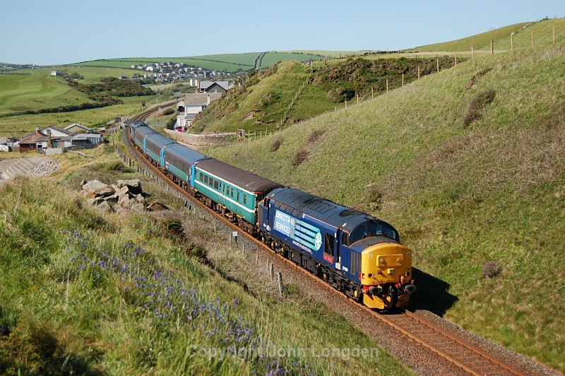 JL - 5.6.15 37409 'Lord Hinton' 2C34 14.35 Carlisle - Barrow, St Bees - Cumbrian Coast (north to south)