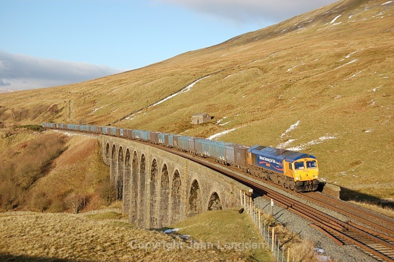 10.12.08 66722 4E55 Kirkby Thore - Doncaster, Arten Gill - Arten Gill