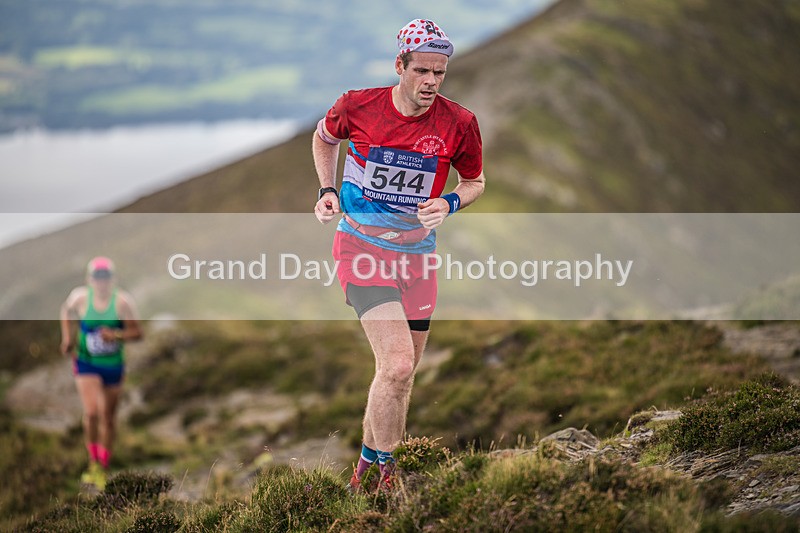 Uphill Only-335 - British Athletics Off Road Running Championships Senior Uphill Only Trial - Skiddaw Friday 15th Augu