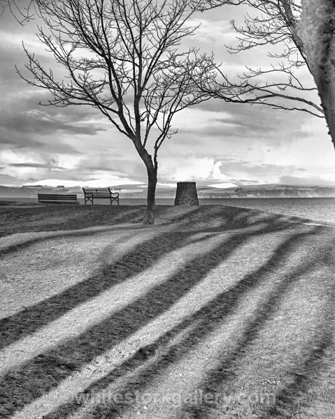 Nairn - Nairn, Scottish Highlands -Zero Miles ( Black and White)