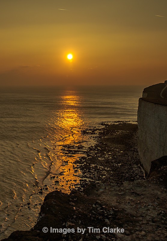 Evening Light at Beachy Head Low Tide 2029 - Seascapes