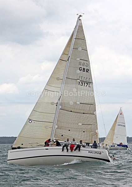 090710 MALUMA GBR1317L IMG_9696 - COWES - ST. MALO RACE 10th JULY 2009