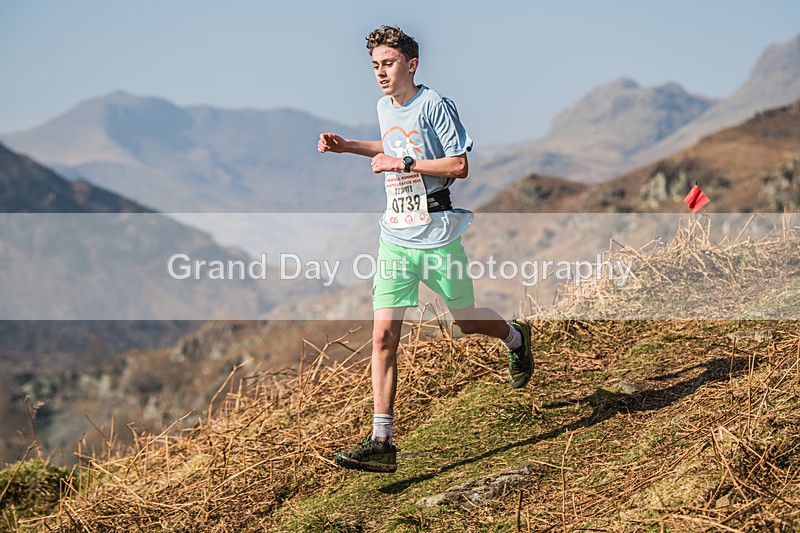 Elterwater-361 - Kendal Winter League Elterwater Under 15/17 Fell Races Sunday 9th March 2025