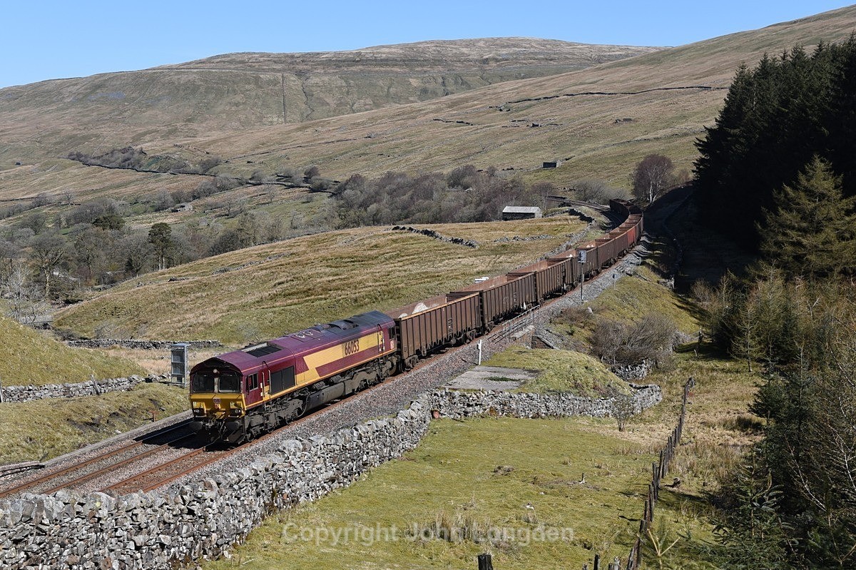 JL - 22.4.21 66053 6E97 Kirkby Thore - Tees Dock, Blea Moor Tunnel - Blea Moor Tunnel