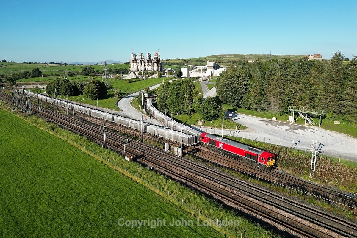 JL - 5.9.23 66102 6V71 Hardendale - Margam Hardendale Quarry - West Coast Main Line (north to south)