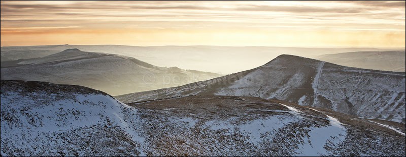 lose hill to win - Peak District Winter