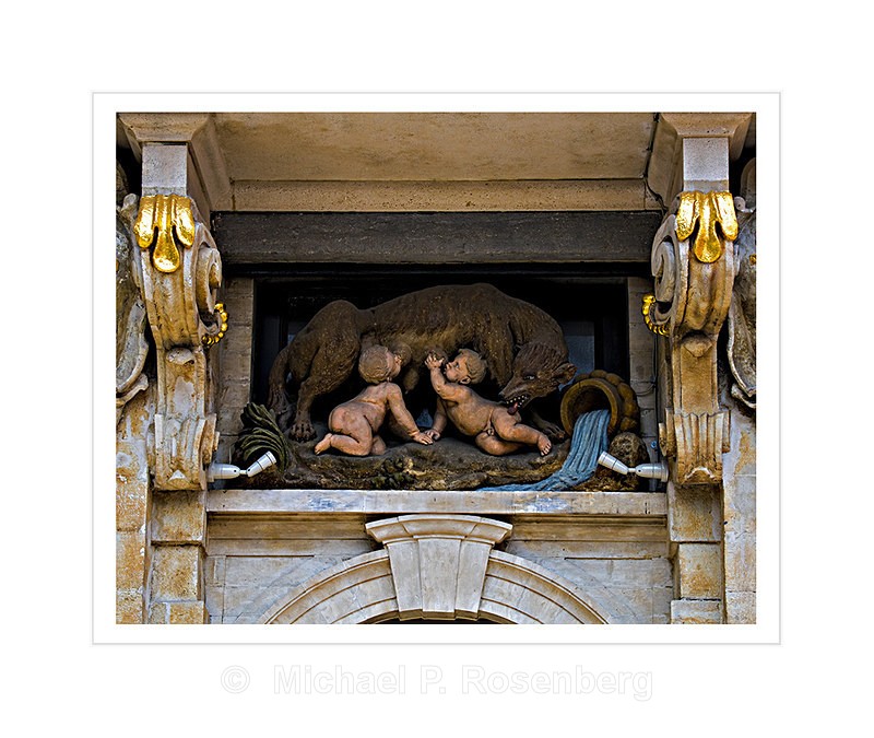 Romulus and Remus in Brussels, BE - Belgium