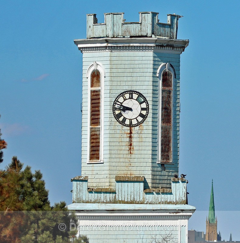 St. George's Anglican Church Clock Tower Saint John New Brunswick - Churches of New Brunswick