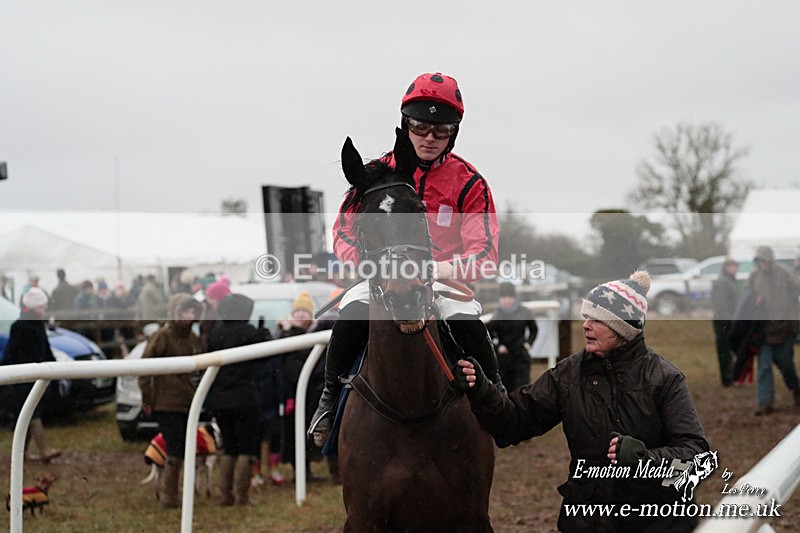 PtP 260125 832 - Cocklebarrow Point-to-Point racing with the Heythrop Hunt 26/01/25