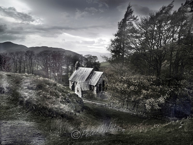 Martindale The Lake District England - Monochrome