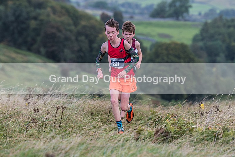 ESFRC Year 7-5 - English Schools Fell Running Championships Year 7 Giggleswick Saturday 1st October 2022
