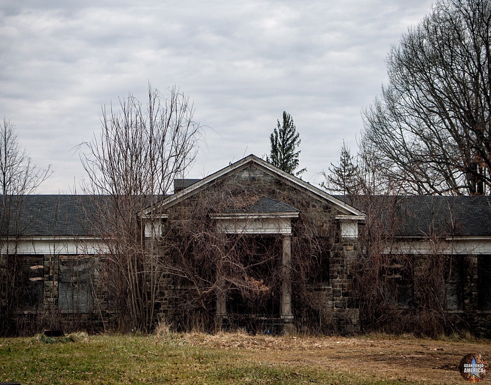 Abandoned Institution | Gloomy Entrance - ABANDONED PLACES