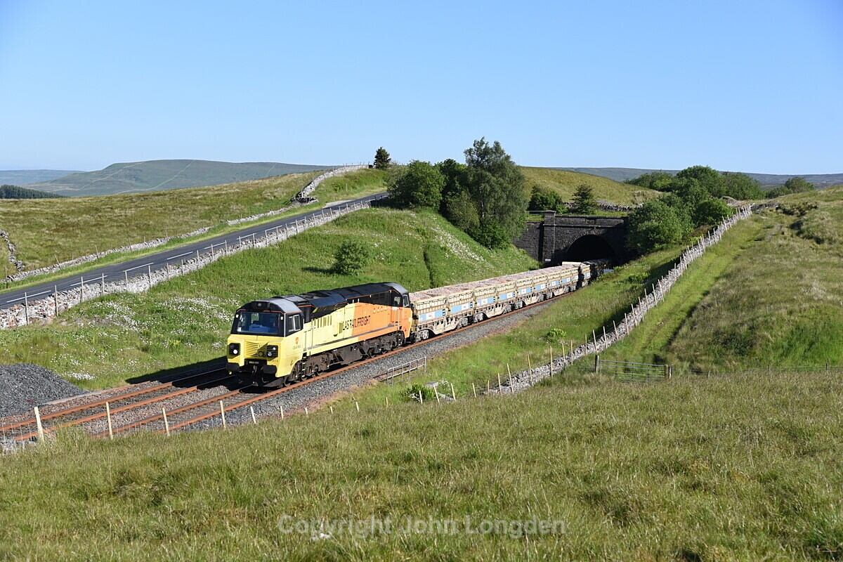 JL - 27.6.19 70814 6C89 Mountsorrel - Carlisle, Shotlock Hill Tunnel - Shotlock Hill