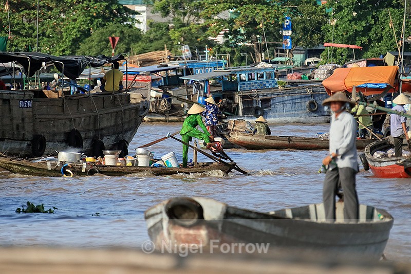 Cai Rang floating market, Can Tho, Mekong Delta, Vietnam - Vietnam