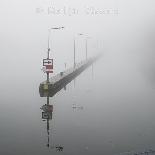 A foggy morning -21 - Budapest to Amsterdam in Autumn